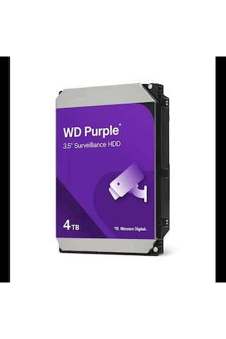 Wd Purple Wd44purz 3,5" 4tb, 128mb, 5400 Rpm, 7/24 Güvenlik Hdd Türkiye Distribütörü