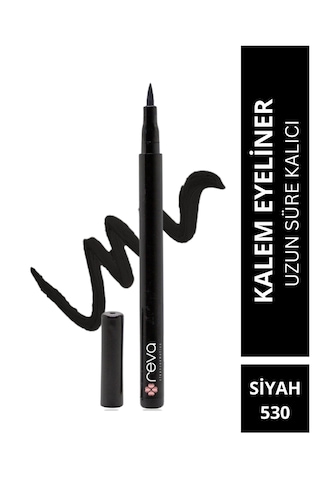 Siyah Göz Kalemi & Black Eyeliner No: 530 - Vegan & Temiz Içerikli Siyah