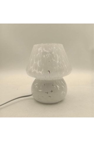 Agoodshop Masa Lambası Küçük Başucu Cam Yarı Saydam Masa Oturma Odası Abd Fişi Renkli Amber