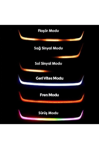 Bagaj Altı Kayan Led Kayar Led 120 Cm Her Araca Uyumludur