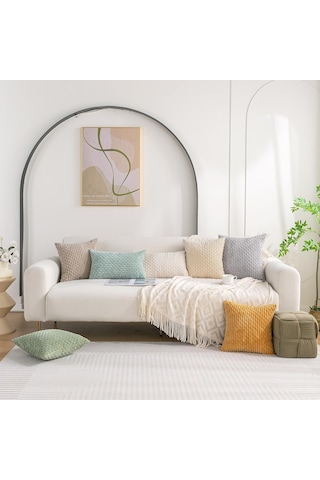 4'lü Set Nötr Dekoratif Yastık Kılıfı 45x45 Cm Kadife Kırlent Kılıfları Yatak Kanepe Kanepe Oturma Odası İçin Yumuşak Yastık Kılıfları Çok Renkli