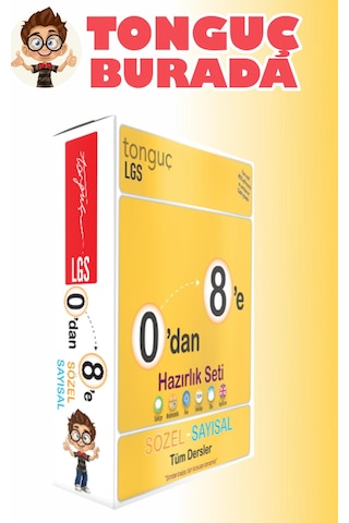 Tonguç Akademi 8. Sınıf 0'Dan 8'E Hazırlık Seti