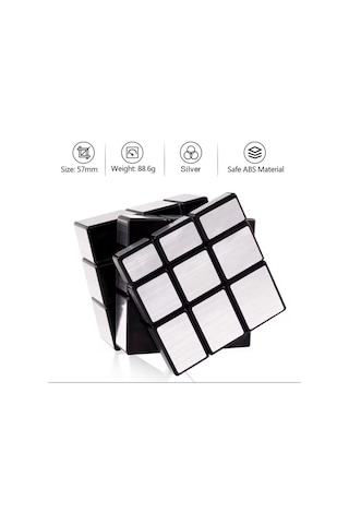 Meilong Mirror Cube Chrome Edition 3x3x3 Akıl Küpü Zeka Küpü