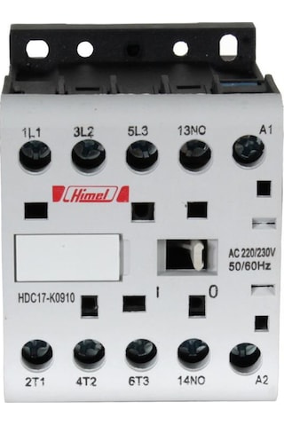 HİMEL Mini Kontaktör-9A-1 NO 220V 50Hz