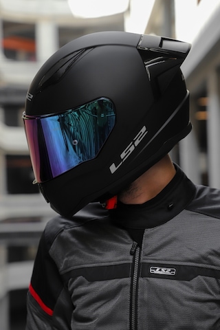 Ls2 Rapıd Race Kask Gökkuşağı Camlı Mat Siyah