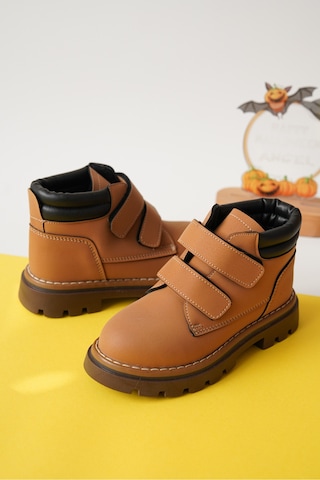 Daxtors D0cot33 Günlük Ortopedik Çocuk Unisex Soğuk Geçirmez Bot Camel