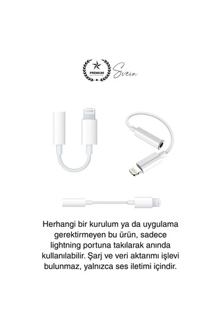 İphone 15-14-13-12-11-x-7-8 Lightning Uyumlu Kablolu Kulaklık Çevirici Tak Çalıştır Aux Dönüştürücü