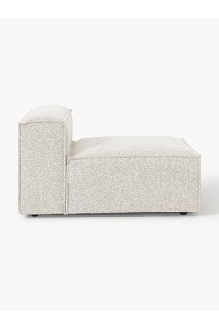 Most Mollis Orta Modül Berjer Silinebilir 01 Beyaz Lüks Bukle Kum Beyaz