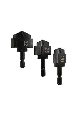 Samdoo 3 Parça Ppr Su Borusu Delme Aleti Seti - 20/25/32 Mm Boru Delici İsteği Uygun