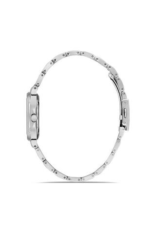 Ferro Quartz Çelik Gri 32 Mm Kadın Kol Saati Gri - Kırmızı