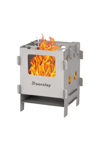 Skycity Ti Malzeme Ultra Hafif Çalışır Kamp Ocağı - Folding, Taşınabilir, Outdoor Aktivitelere İdeal 126g Çok Renkli