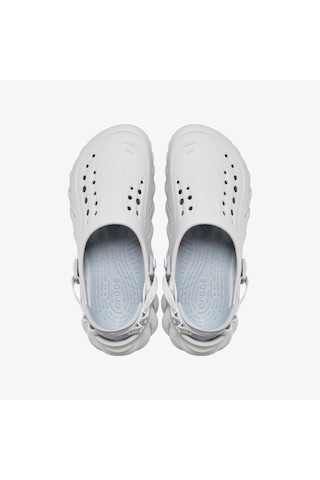 Crocs Echo Unisex Gri Terlik Düz 207937 Gri