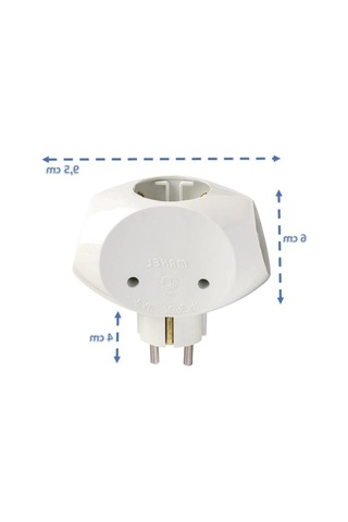 16a, 250v Beyaz Elektrik Prizi