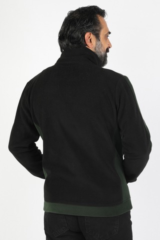 Erkek Garnili Polar Siyah