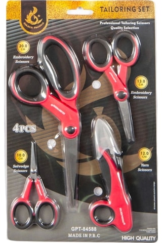 Makas Seti Dörtlü Renk Stok Durumuna Göre