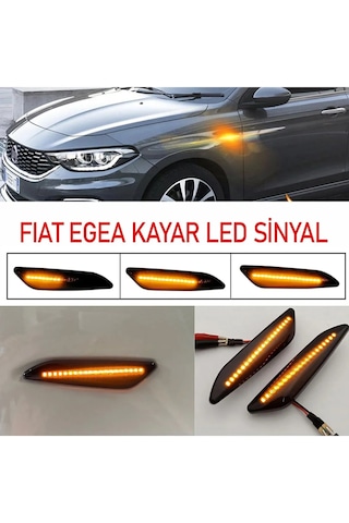 Fiat Egea Uyumlu Cross Kayar Led Çamurluk Sinyali