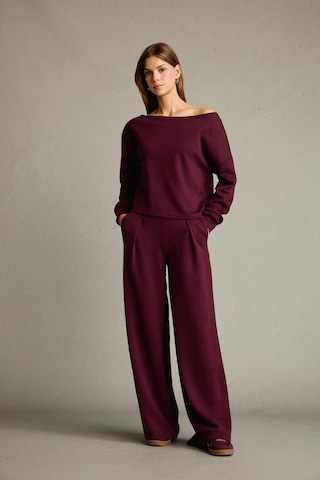 Defacto Kayık Yaka Modal Sweatshirt G2914ax25aubr115 Bordo