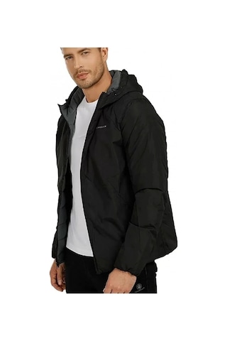 Lumberjack Sn55 Lucas Coat Erkek Mont - Siyah