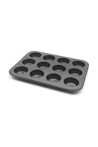 Karbon Çelik 12 Li Muffin Cupcake Kek Pişirme Kalıbı Cin800sy Çok Renkli
