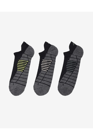 Skechers 1/2 Terry Low Cut W/ Heel Tab - 3'lü Paket Erkek Çorap Erkek Siyah Çorap S119006h-001