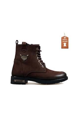 Hammerjack 102 15200-g Kahve Yıkama Nubuk Kadın Bot 001