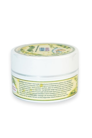Bebek Pişik Önleyici Bakım Kremi - Paraben & Alkol İçermez - Doğal Zeytinyağlı Erkek Bebek