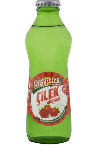 Beypazarı Çilek Aromalı Maden Suyu 200 Ml X 24 Adet
