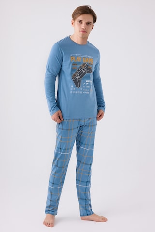 Arnetta Erkek Mavi Pijama Takımı Ar3169-s-v1 Mavi