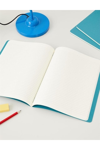 Moleskine Çizgili Cahier Not Defteri 3'lü Set Xl Boy Canlı Mavi Mavi