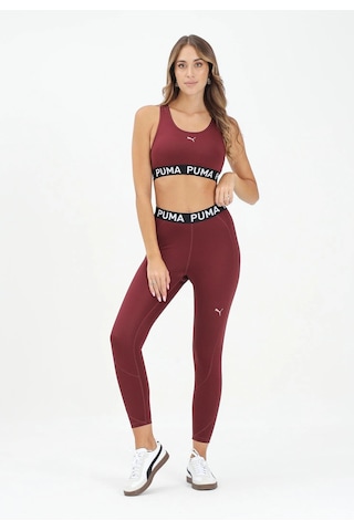 Puma W Puma Strong Tıght- Hw Fl Kadın Antrenman Taytı 52600096 Bordo