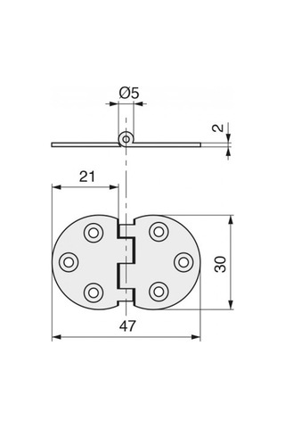 Salıncak Kapılar Ve Mobilyalar İçin Dayanıklı Ve Kolay Kurulum Nikel