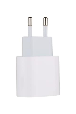 20w Tip-c / Usb-c Pd Hızlı Şarj Güç Adaptörü, Ab Fişi Beyaz Beyaz