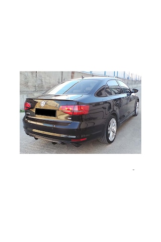 Vw Jetta Mk6 R Difüzör Sol Çift Çıkış Parlak Siyah Difizör 2015 2016 2017 2018 Arka+bodykit+ek