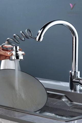 Yeni Lavabo Musluğu 360 Derece Dönme Filtresi Uzatma