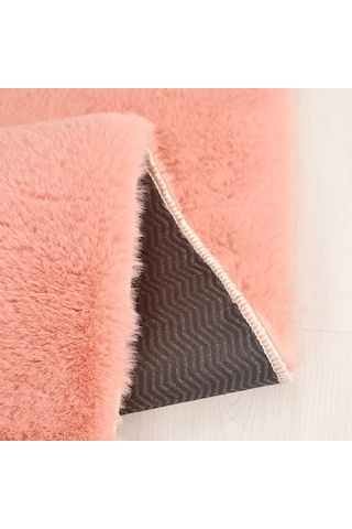 Anatolıa Halı/tavşan Doly Peluş Halı -rose-ekstra Yumuşak - Kaymaz Taban