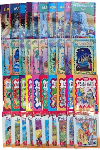 2. 3. 4. Sınıflar İçin Görselli -simli Çocuk Hikaye Öykü Kitapları 40 Kitap - Her Kitap 64 Sayfa