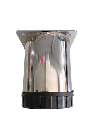 Metal Krom 8cm Ayak Mobilya Masa Ve Dolap Ayağı Krom 8cm Çap:60mm 4 Adet Krom