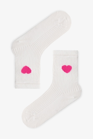 Penti Kız Çocuk Colored Hearts 4'lü Tenis Soket Çorap