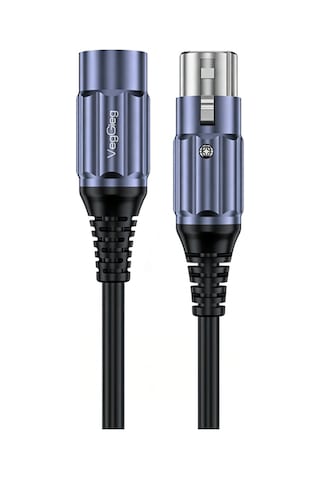 Veggieg Xlr Erkek Dişi Profesyonel Mikrofon Kablosu Hi-fi Ses Kalitesi Ofc Bakır Enstrüman Ses Kablosu 20 Metre