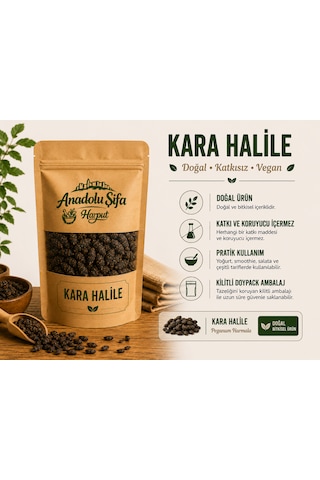 Anadolu Şifa Harput Kara Halile & Sarı Halile 2x55 Gr Doğal Ve Katkısız Halile Seti