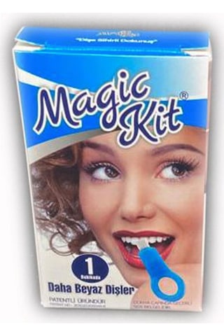 Magic Kit Diş Beyazlatıcı Diş Lekesi Temizleme Kiti + 5 Yedek Silgi