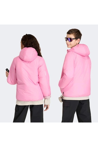 Adidas Terrex Çocuk Pembe Çift Taraflı Mont Kg7664