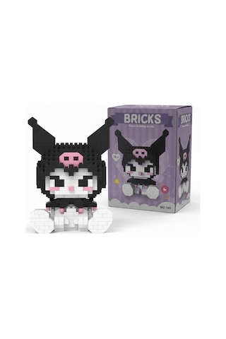 Sanrio Kuromi Mikro Blok Lego Seti - Kendin Yap Figür Oyuncak - Hediye Kutulu Koleksiyon Serisi