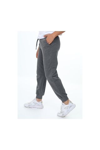 Unisex Çocuk Kışlık Basic Antrasit Beli Lastikli Eşofman Altı 6-13 Yaş