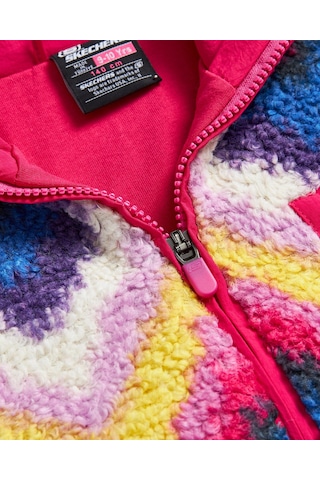 Skechers G Outdoor Fleece Full Zip Sherpa Büyük Kız Çocuk Pembe Ceket Sk242139-831