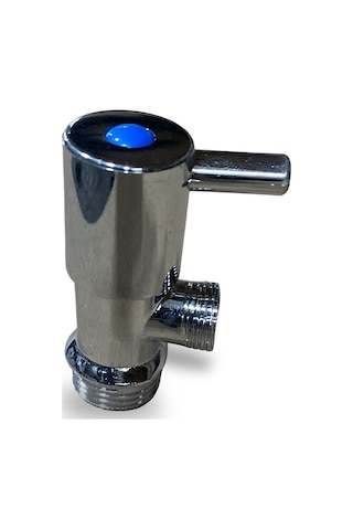 Pirinç Taharet Ara Musluk 1/2'' X 3/8'' Krom Kaplama Çubuk Kollu Diğer
