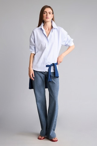 Defacto %100 Pamuk Cepli Straight Fit Yüksek Bel Jean Pantolon H6945ax26aunm28 Mavi-nm28