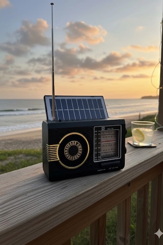 Blackbird Siyah Ktf-1481 Güneş Enerjili Fenerli Taşınabilir Radyo Usb/tf Kart Destekli - Kamp Işıkl