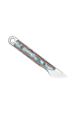 Kizer Cannoli Kizer Fixed Blade Vortex Pattern Micarta Aus-10 Kizerv 1089a1 Kamp Bıçağı Kum