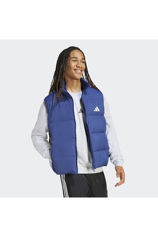 Adidas Jm4080 Ess 3s Puf D V Erkek Spor Yelek Mavi